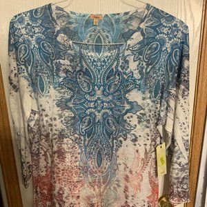 Reba Women's Blue top